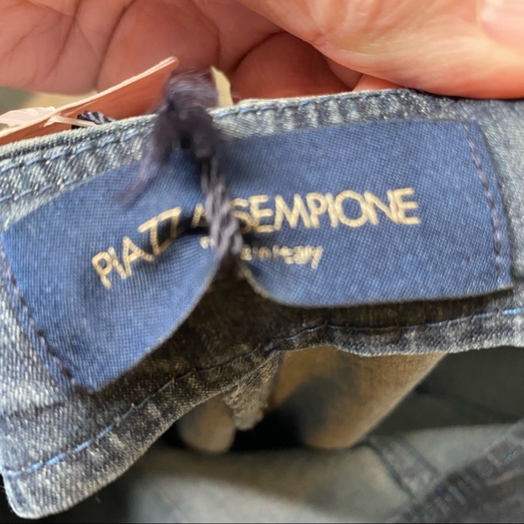 Piazza Sempione denim ankle pants made in Italy size 42/6 - Picture 14 of 15